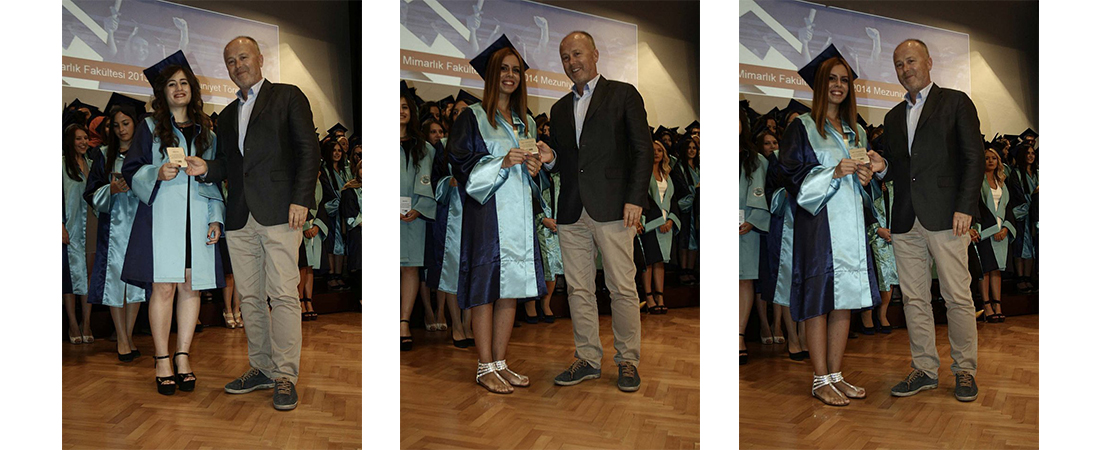 Başarılı mezunlara İzmir SMD'den plaket